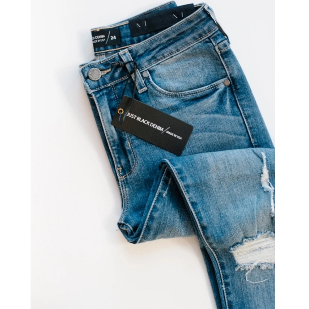 Just Black Denim Jean's Medium